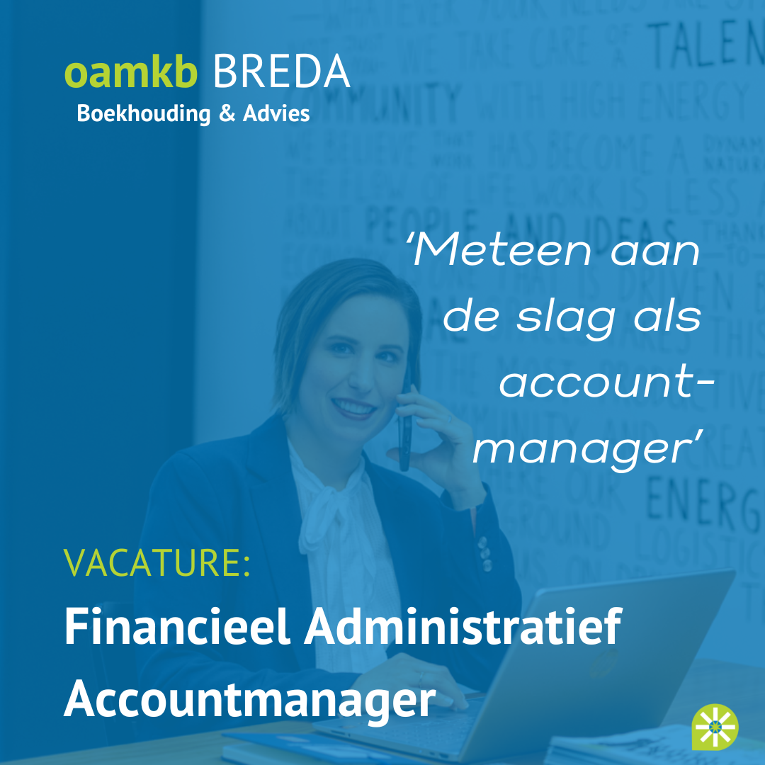 oamkb Breda vacature - Financieel Administratief Accountmanager